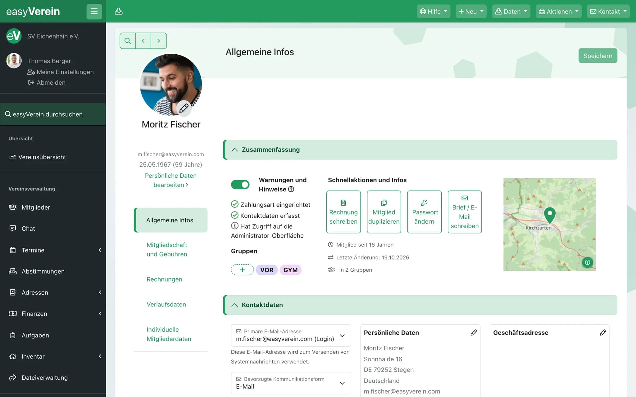 Screenshot Profil