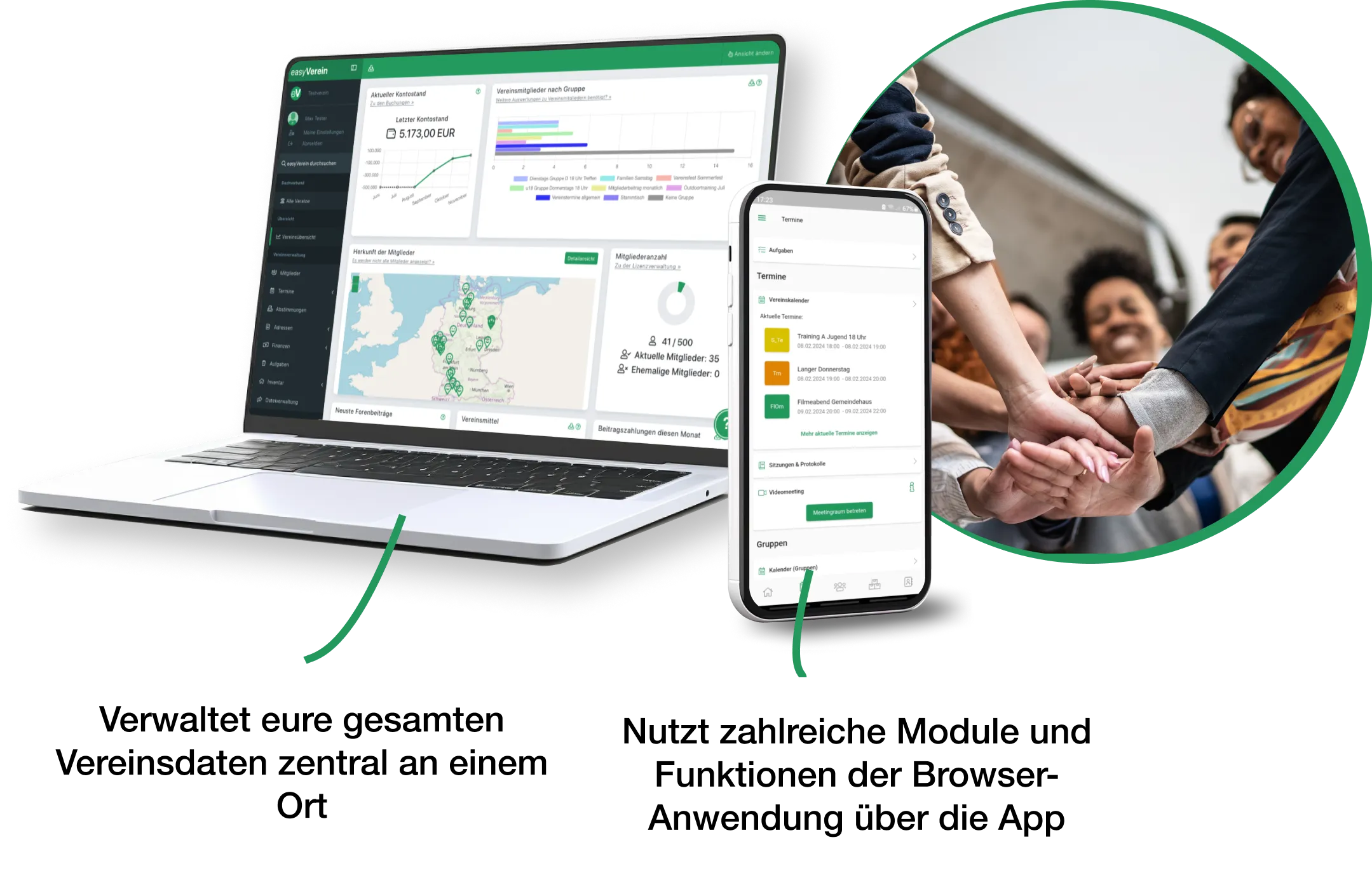 easyVerein Web und App